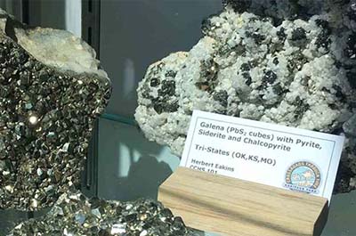 CCHS ROCK COLLECTION ON DISPLAY